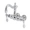 Kingston Brass CA1002T1 3-3/8" Tub Wall Mount Clawfoot Tub Faucet, Polished Chrome CA1002T1 - alternate 1